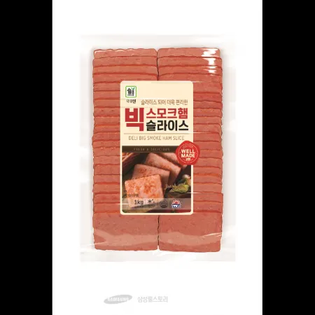 (16:30마감)RTXA빅스모크햄슬라이스(1KG(20G*50EA)//계육:국산/대림/돈육) 이미지