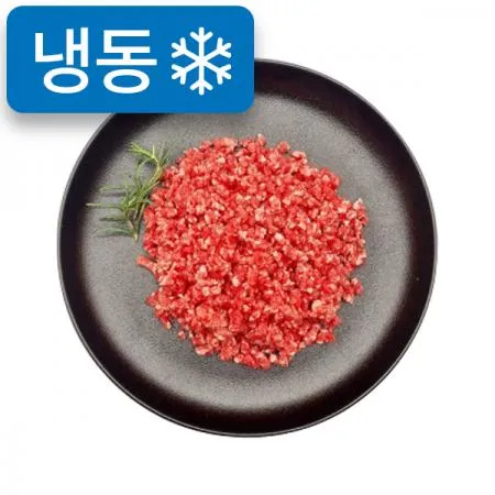 냉동한우설도[6mm다짐육](500g내외/국내산/2등급)