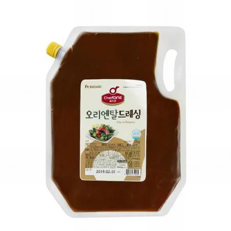 (16:30마감(D) 쉐프원오리엔탈드레싱실속(대상/2kg)EA 이미지