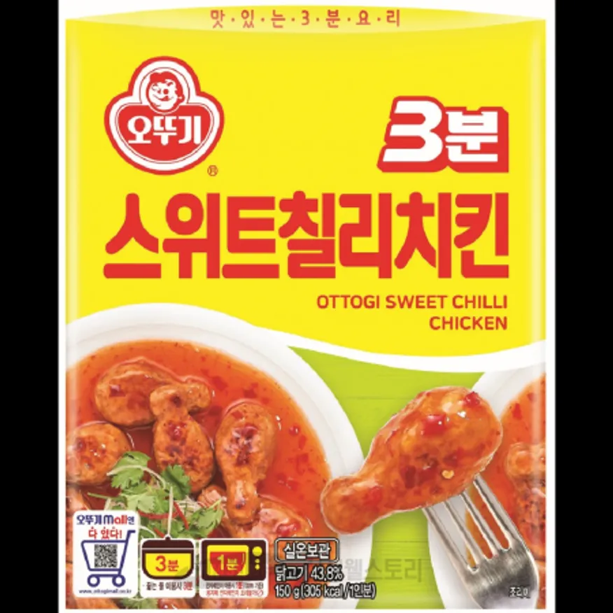(16:30마감)3분스위트칠리치킨(오뚜기/150G(약10EA)/EA/계육:국산) 이미지