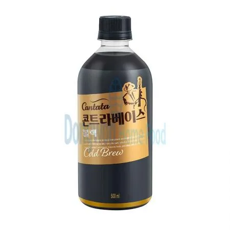 (16:30마감(D) 칸타타콘트라베이스(롯데칠성/블랙/500ML*6EA)BOX 이미지