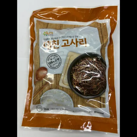 (16:30마감)데친고사리,중국산,1KG/PAC(고형량70%) 이미지