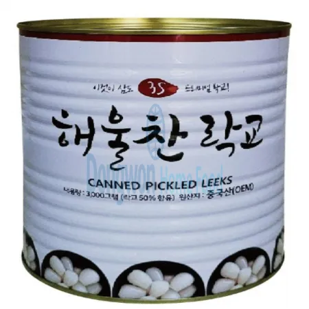 (16:30마감(D) 락교(삼도/해울찬/3S/3kg)EA 이미지