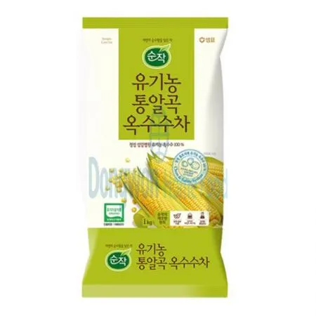 (16:30마감(D) 순작유기농통알곡옥수수차(샘표/1kg)EA 이미지