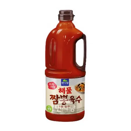 면사랑 해물짬뽕 육수 \"2kg\" 냉장 짬뽕육수 소스 국물 중식육수 이미지