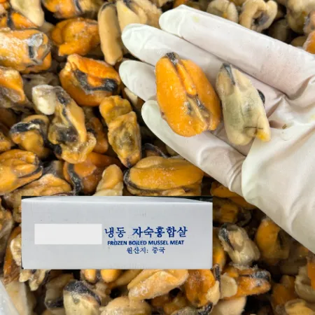 냉동 홍합살 10kg 벌크 자숙홍합살 손질 깐홍합 조개살 짬뽕 중식 칼국수 업소용