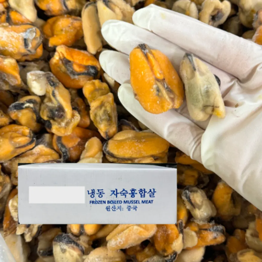 냉동 홍합살 10kg 벌크 자숙홍합살 손질 깐홍합 조개살 짬뽕 중식 칼국수 업소용 이미지