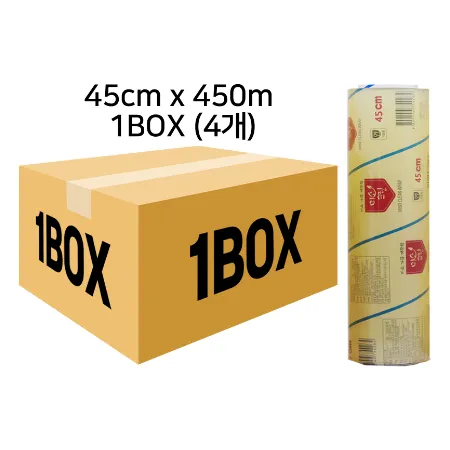 미소크린랩 (4호 45cm450m)4개 1박스 포장용 식품포장용 업소용랩