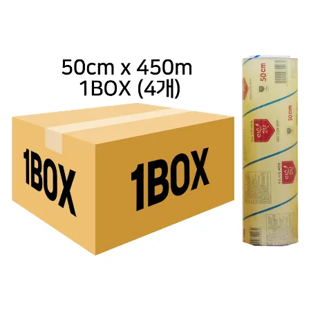 미소크린랩 (5호 50cm450m)4개 1박스 포장용 식품포장용 업소용랩