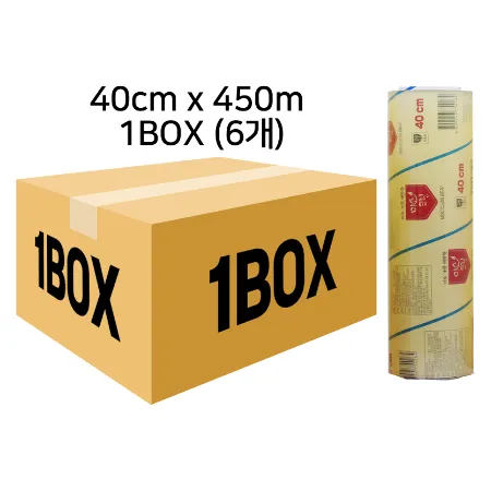 미소크린랩 (3호 40cm450m)6개 1박스 포장용 식품포장용 업소용랩