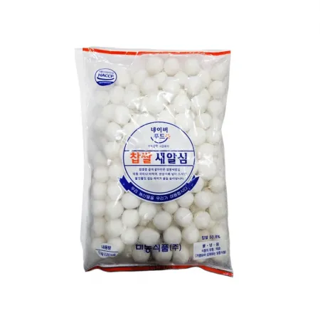 미농 찹쌀 새알심 1kg 새알 옹심이 팥죽 동지팥죽 미역국