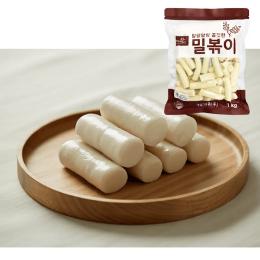 미농 밀떡볶이 1kg 분식 마라탕 사리 토핑 홈파티 밀볶이 이미지