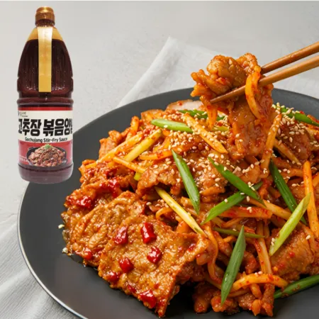 이슬나라 고추장 볶음양념 소스 2kg 제육볶음 불백 두루치기 비빔 조미료 만능양념