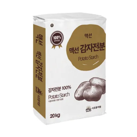맥선 감자전분 20kg 업소용 전분 탕수육 튀김용