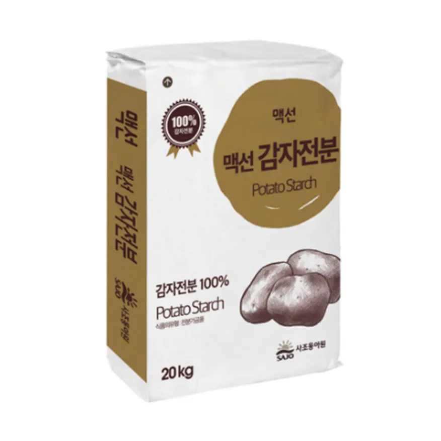 맥선 감자전분 20kg 업소용 전분 탕수육 튀김용 이미지