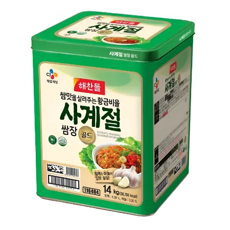 해찬들 사계절쌈장 골드 14KG 캔 대용량 업소용 