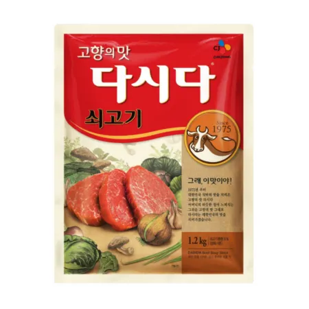 CJ제일제당 백설 쇠고기다시다 1.2kg 고향의맛 소고기다시다