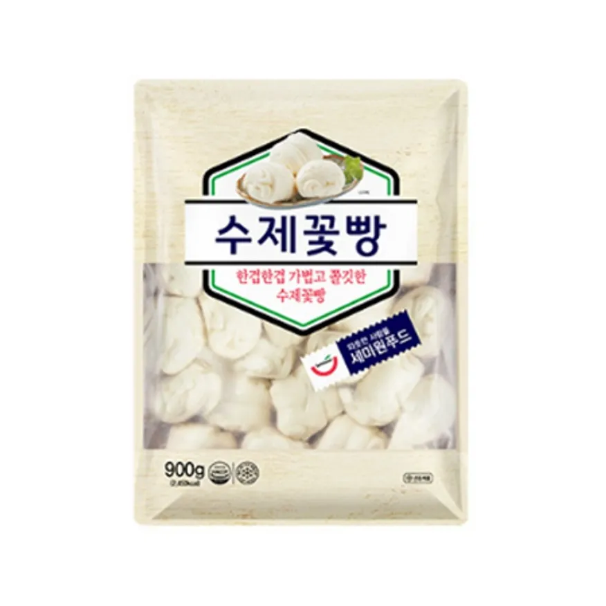 세미원수제꽃빵 900g(30g x 30개입) 화권꽃빵 고추잡채 중화요리 꽃방 꽂빵 이미지