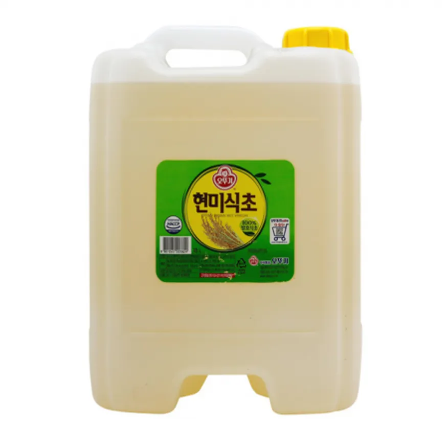 오뚜기 현미식초 18L(말통)천연 고농축 조미료 업소용 전문가용 이미지