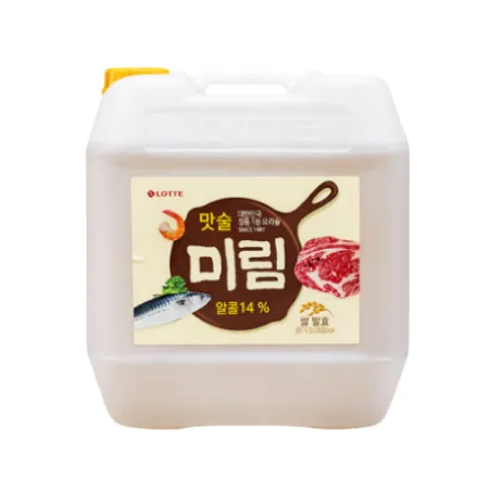 롯데 미림 18L 맛술 요리용 요리주 업소용 대용량 잡내제거 조미료 식초