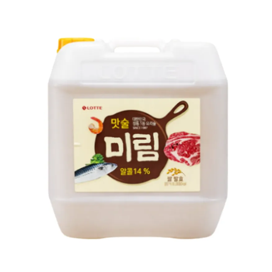 롯데 미림 18L 맛술 요리용 요리주 업소용 대용량 잡내제거 조미료 식초 이미지