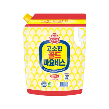 오뚜기 골드마요네즈 스파우트팩 3.2kg 고소한마요네즈 대용량 리필용