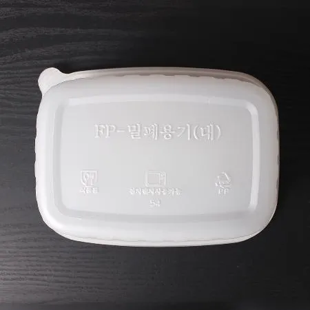일회용죽용기 BF 사각죽용기 대 500세트 포장 이미지
