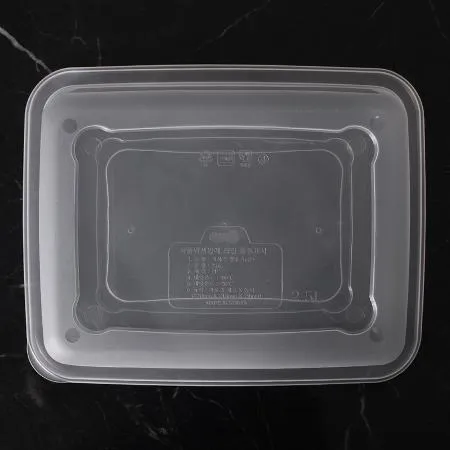 사출 사각찜용기 BW 27218 중 투명 100세트 이미지