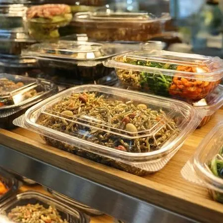일회용샐러드용기 JH 201 투명 1000세트 이미지