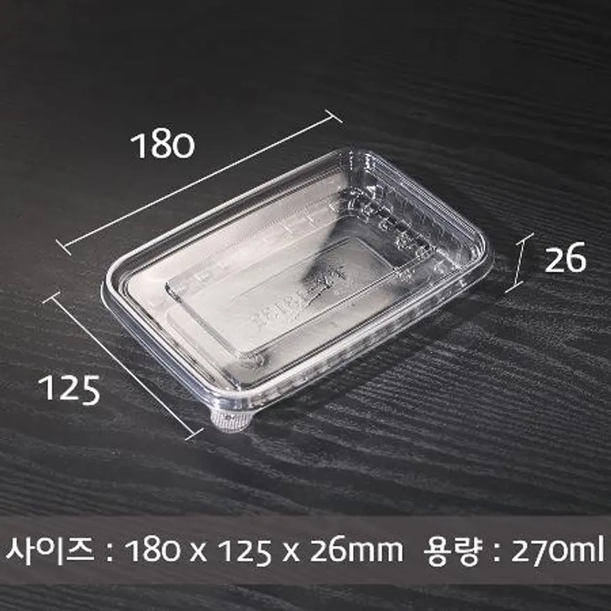 일회용 TY 사각용기 PET 18132 600세트 이미지
