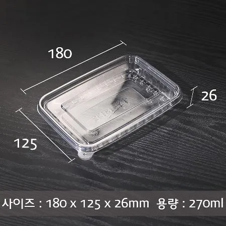 일회용 TY 사각용기 PET 18132 600세트 이미지