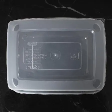 BW 사출 직사각 밀폐용기 2.7L 투명 200세트 이미지