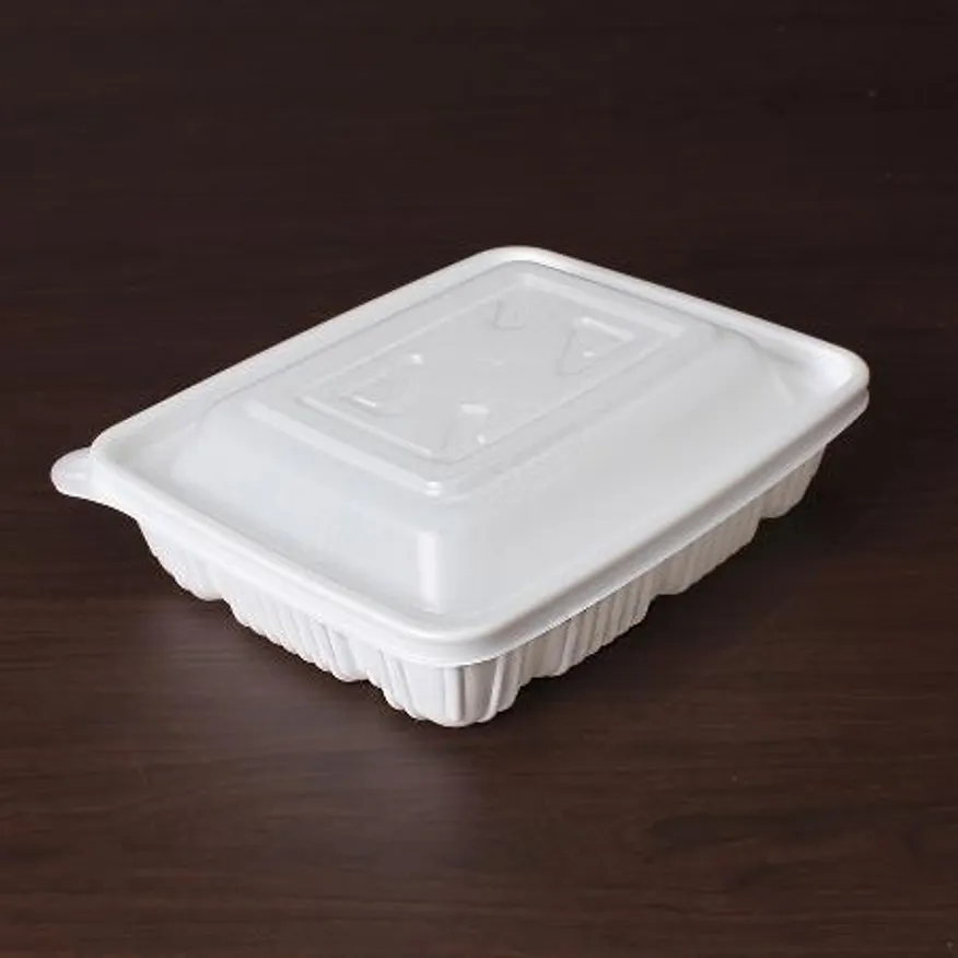 찜용기 JH 사각찜용기 소 100세트 포장 용기 이미지