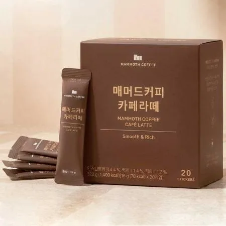 매머드커피 카페라떼 20개입
