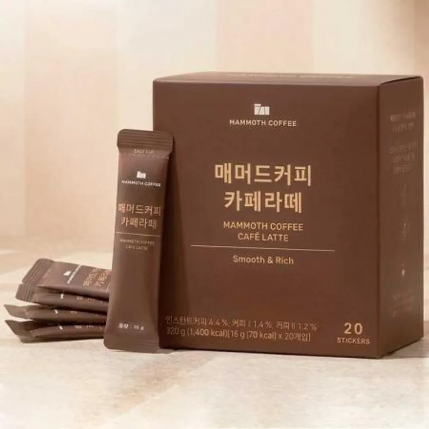 매머드커피 카페라떼 20개입 이미지