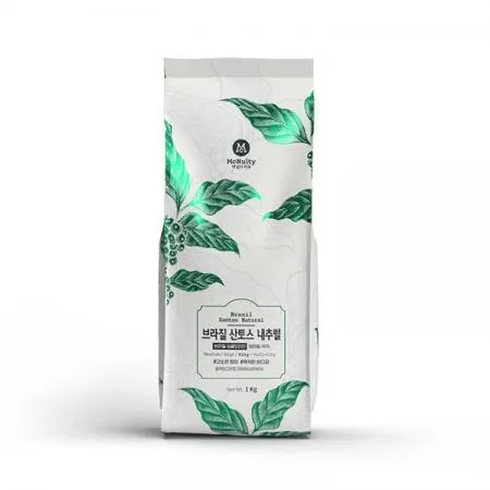 맥널티 브라질 산토스 내추럴 홀빈 원두 1kg 이미지