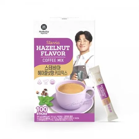 맥널티 당제로 스테비아 헤이즐넛향 커피믹스 100개입 이미지