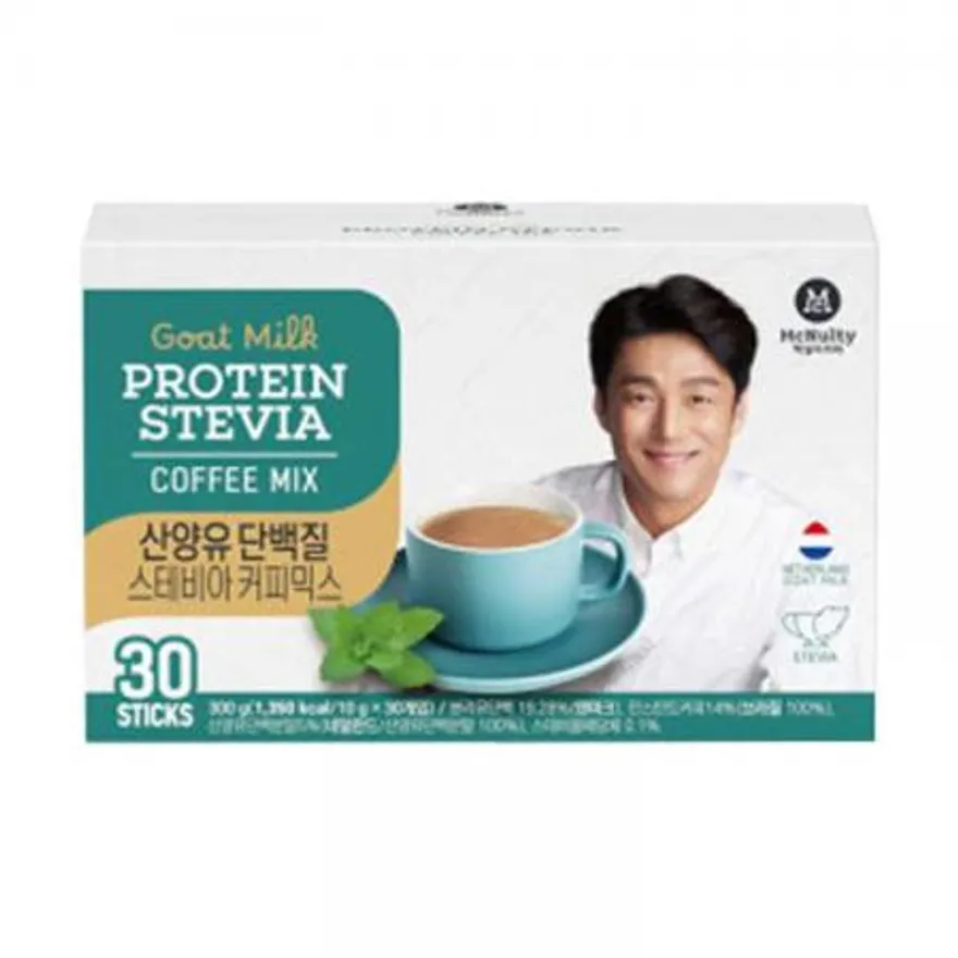 맥널티 산양유 단백질 당제로 스테비아 커피믹스 30개입 이미지