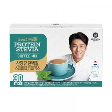 맥널티 산양유 단백질 당제로 스테비아 커피믹스 30개입 이미지