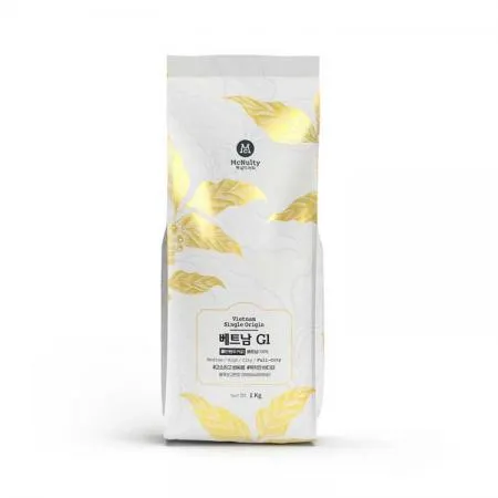 맥널티 베트남 G1 로부스타 홀빈 원두 1kg 이미지