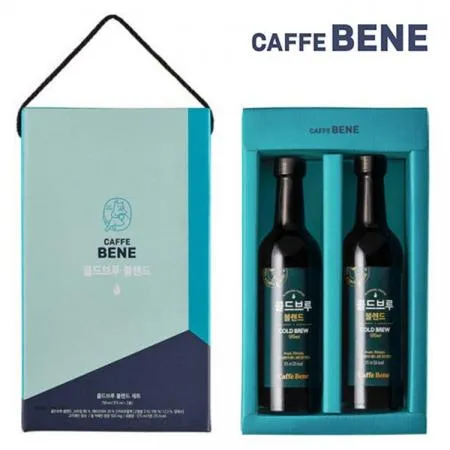 카페베네 콜드브루 더치커피 블렌드 375ml 2병 선물세트