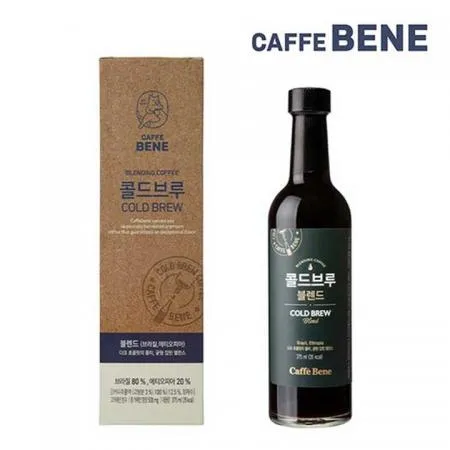 카페베네 콜드브루 더치커피 블렌드 375ml 1입