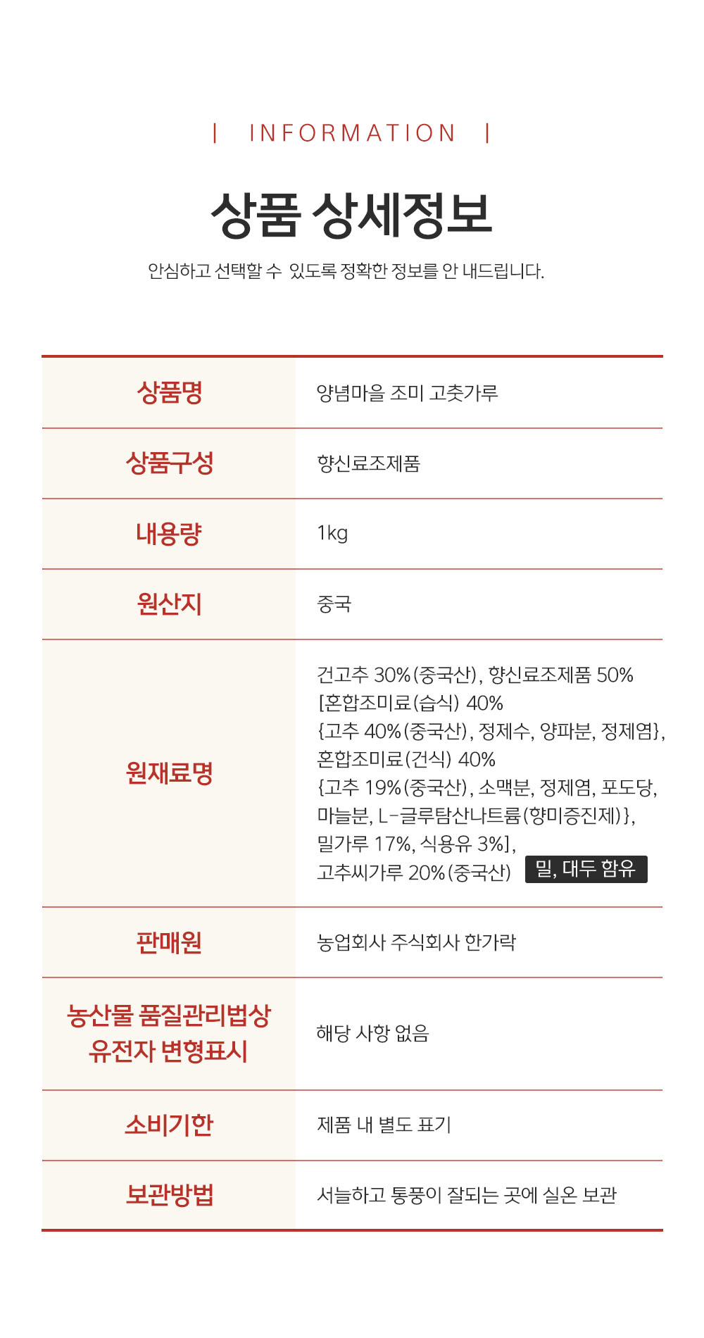 상품정보제공고시