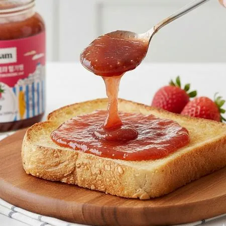 안단잼 저당 저칼로리 딸기잼 380g 이미지
