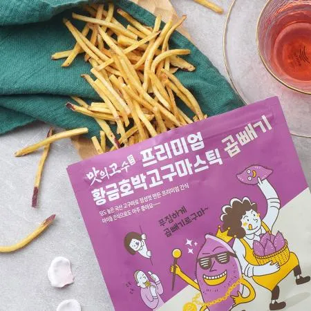 맛의고수 프리미엄 황금 호박 고구마스틱 곱빼기 150g 이미지