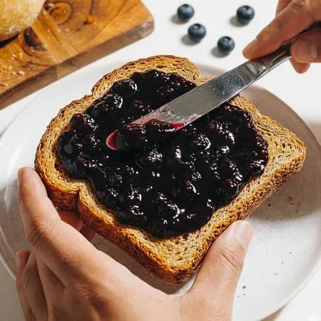 안단잼 저당 저칼로리 블루베리잼 380g 이미지