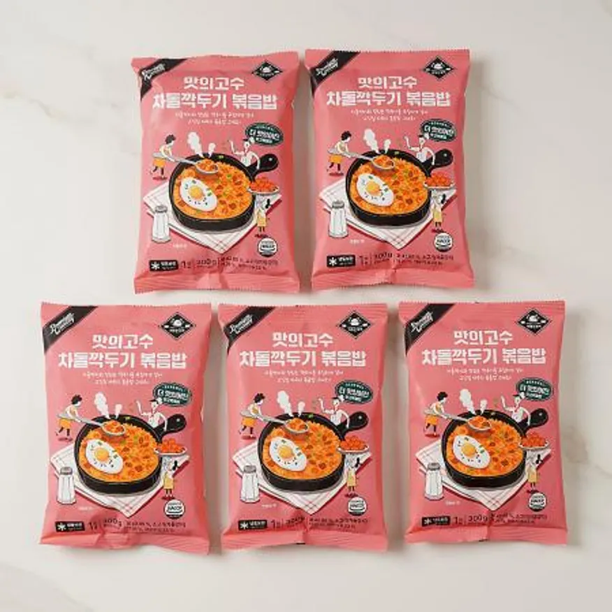 맛의고수 차돌깍두기 볶음밥 1.5kg (300g X 5) 이미지