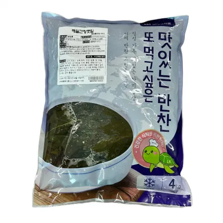 엘케이식품 맛도리반찬 매실간장깻잎 장아찌 4kg