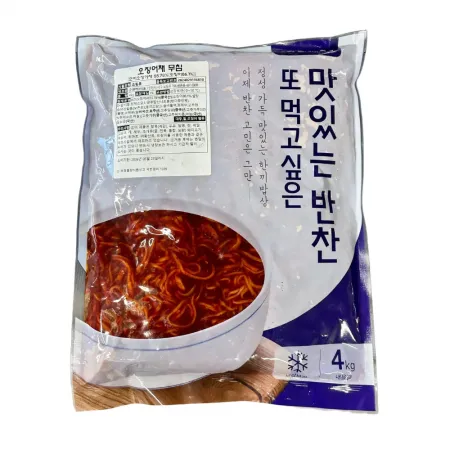 엘케이식품 맛도리반찬 고추장 진미채무침 4kg