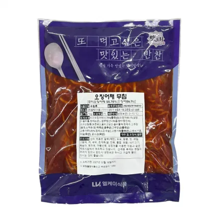 엘케이식품 맛도리반찬 고추장 진미채무침 1kg